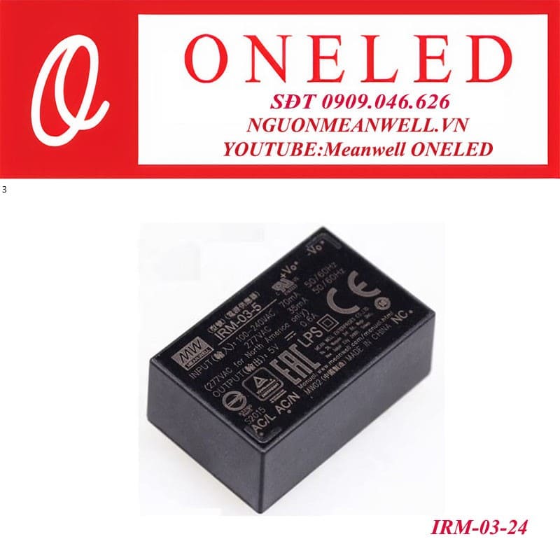 Bộ nguồn dạng tĩnh IRM-03-24
