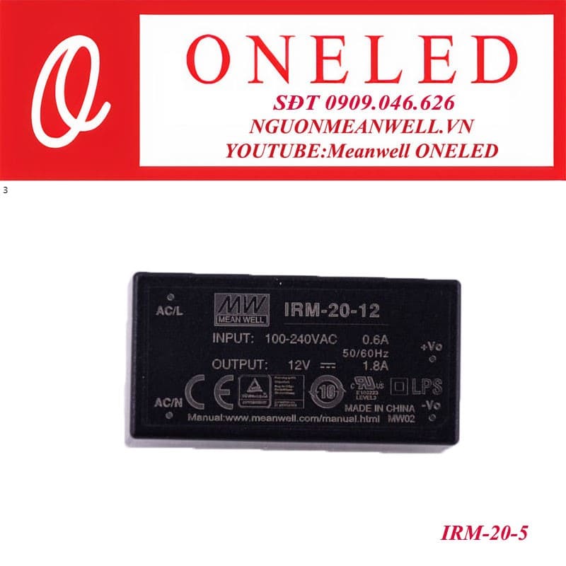 Bộ nguồn dạng tĩnh IRM-20-5